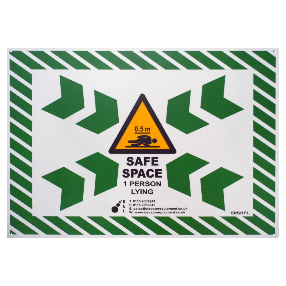 Safe Refuge Signs to EN8120 Elevator Equipment